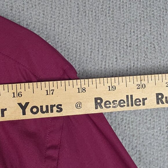 Banana Republic Shirt Mens Size Large Burgundy Stretch Slim Fit Button Down NWT - Picture 8 of 12